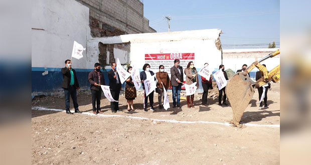 Inicia Karina Pérez construcción del CAIC de Tonantzintla