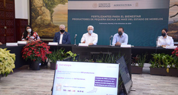 Sader alista entrega de fertilizantes en Morelos; llegarán a Puebla