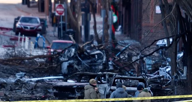 En Navidad, al menos 3 heridos por coche bomba en Nashville en EU