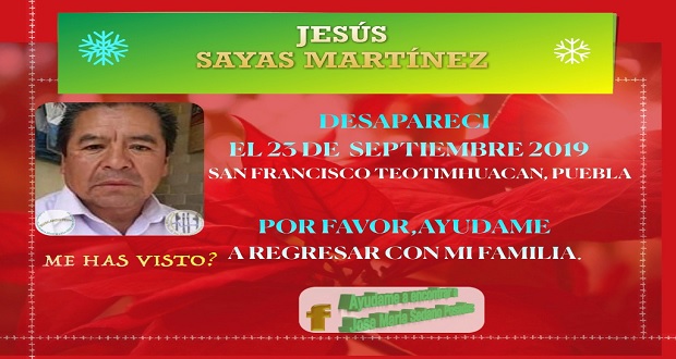 Familia de Jesús Sayas, desaparecido desde 2019, sigue esperando su regreso