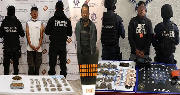SSP captura a 3 narcomenudistas; uno es de “Los Sinaloa”