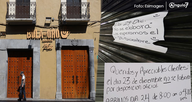 Restaurantes del CH y plazas se ajustan a decreto; cerrarán por fiestas
