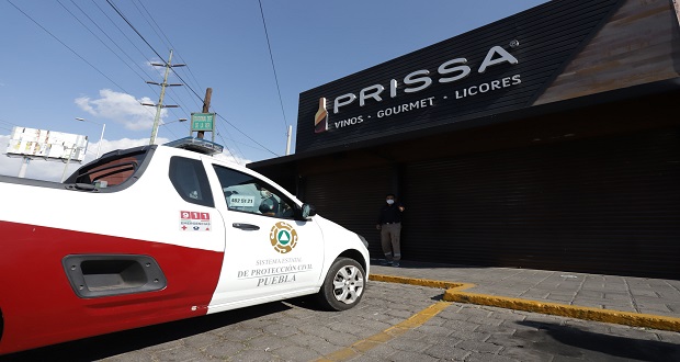 Clausuran vinatería en la China Poblana por no acatar decreto