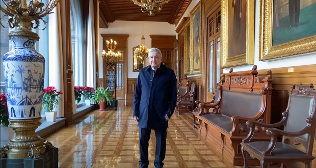 AMLO reaparece en video; reitera vacunación a adultos mayores en marzo
