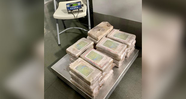 Aduanas decomisa 29 kilos de cocaína en AICM procedentes de Colombia