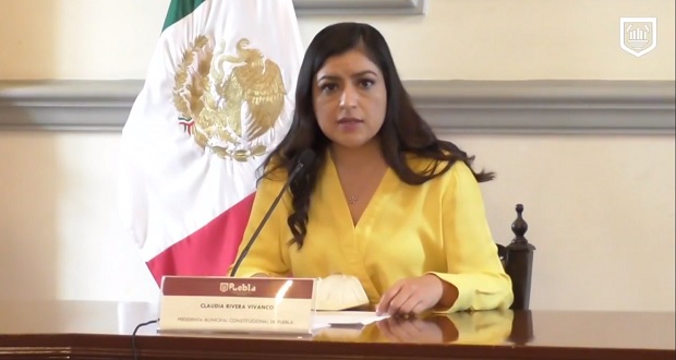 Baja 43% incidencia delictiva en Puebla capital en 2020, afirma Claudia Rivera