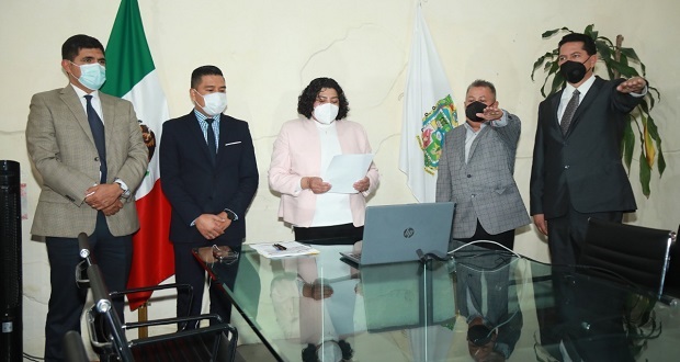 Conrado Uribe y Reynaldo Barrios, a Delegación Atlixcáyotl, acuerdan