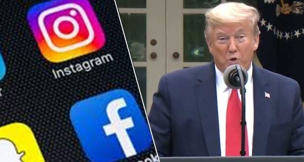 Facebook e Instagram reactivan cuentas a Trump; aún no puede publicar