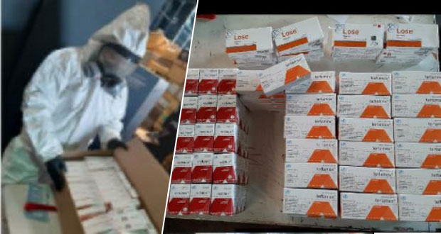Frenan el ingreso de medicamento controlado y cartuchos en AICM