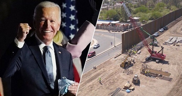 Biden termina con declaratoria de Trump para levantar muro con México
