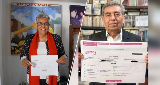 Márquez y Quiroz se registran como precandidatos de Morena a alcaldía