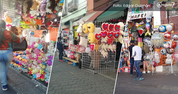 Poblanos se quedan en casa en 14 de febrero, tiendas de regalos con poca venta