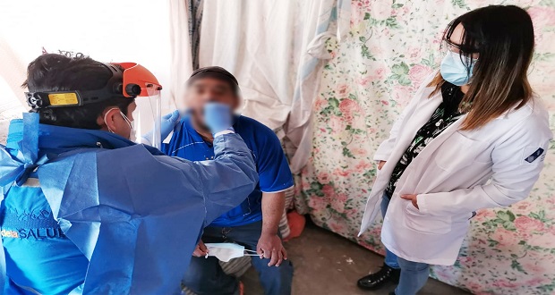 SS estatal da atención a familia de Chignahuapan con síntomas Covid