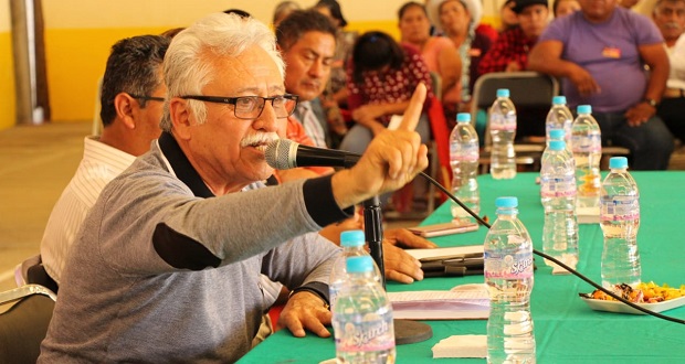 Antorchista Lisandro Campos busca candidatura a alcaldía de Tepexi