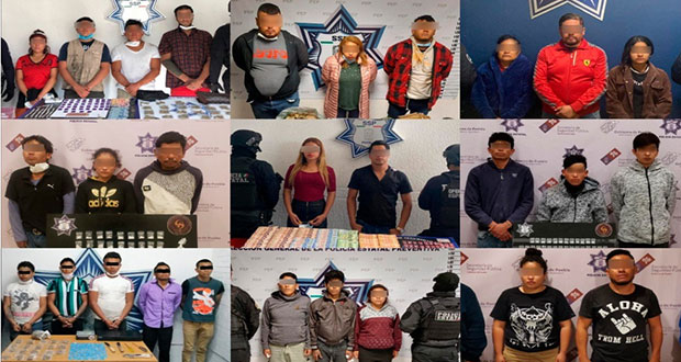 Con varias detenciones clave, SSP debilita a 118 grupos delictivos