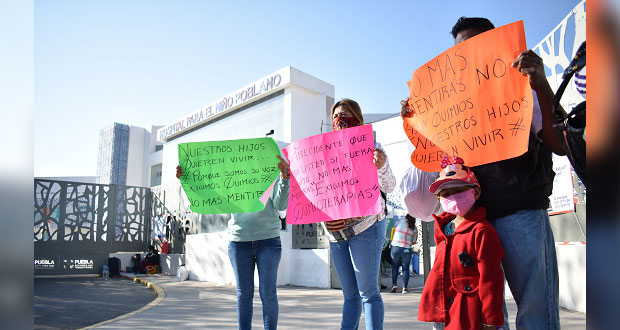 Exigen medicamentos oncológicos para niños; Barbosa pide a SS comprarlos