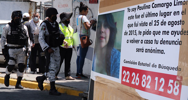 Investigan paradero de Paulina Camargo a 5 años de desaparición