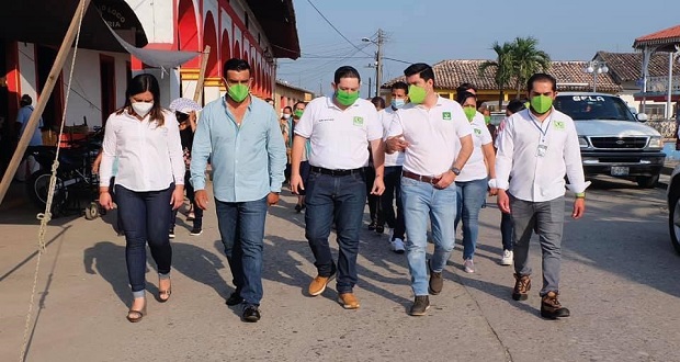 Natale inaugura oficinas del Partido Verde en municipios poblanos