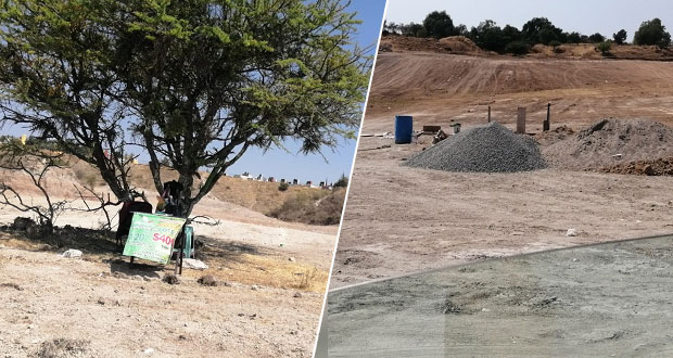 Pese a clausura del INAH, siguen lotificación de predios en Totimehuacan