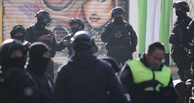 Policía municipal retuvo a locatarios del mercado de Amalucan: Segob