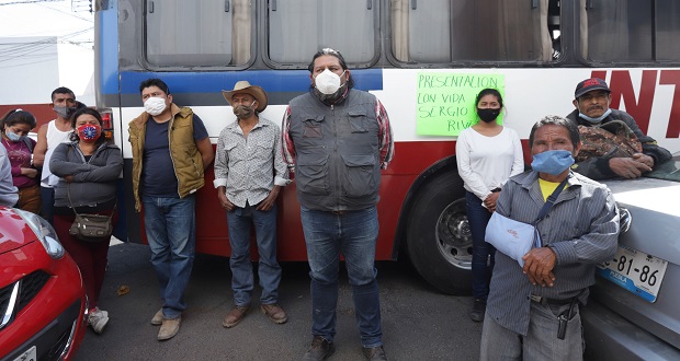 Protestan en Comisión de Búsqueda; exigen localizar a activista Sergio Rivera