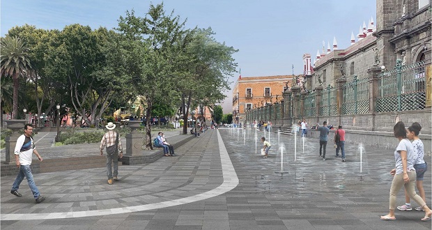 Remodelación del zócalo, listo en septiembre, informa Comuna