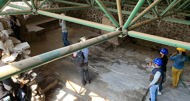 Cae techumbre en Templo Mayor por granizada; evalúan daños