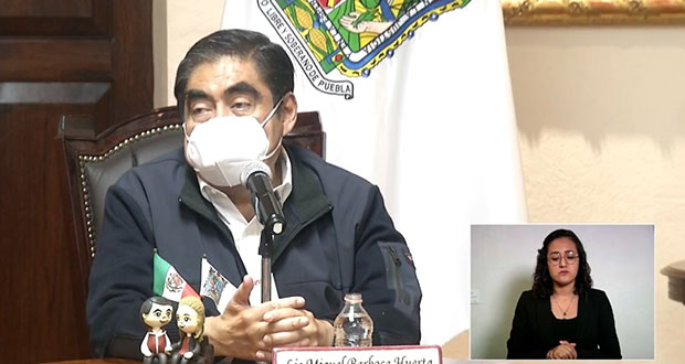 Con nuevo decreto, si se puede asumir control de seguridad en Puebla: Barbosa