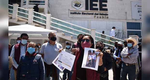 Continuará plantón de inconformes de Morena en Puebla