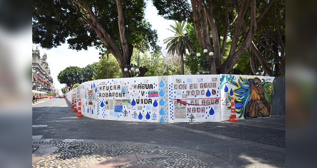 Detienen obras en zócalo de Puebla a cargo de Sedatu y ayuntamiento