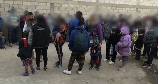 INM halla a 136 migrantes centroamericanos en casa de Tlaxcala