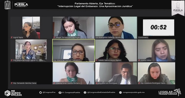 Inicia mesa “Interrupción del embarazo: una aproximación jurídica”