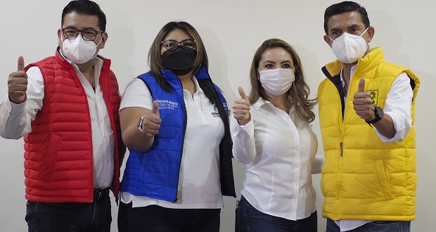 PAN-PRI-PRD respalda a Paola Angon por alcaldía de San Pedro Cholula