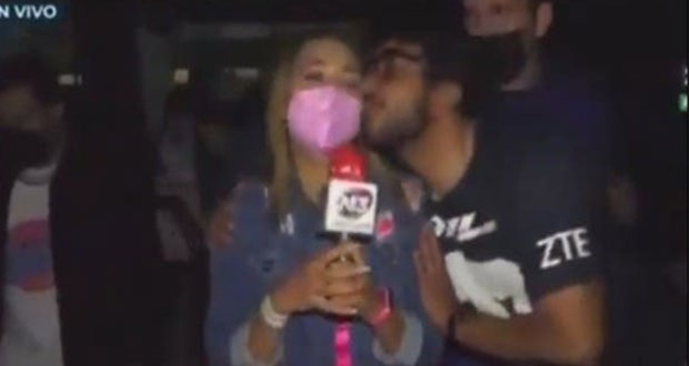 Reportera es acosada en transmisión tras partido Puebla vs Pumas