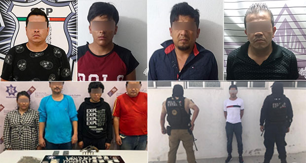 SSP detiene a tres narcomenudistas y desarticulan una banda