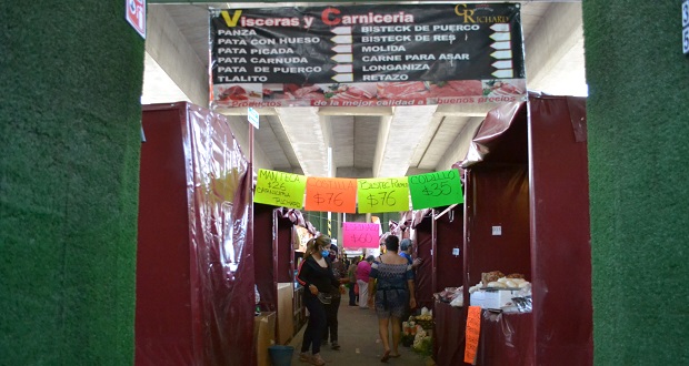 Gobierno estatal intervino para concretar obras en mercado Amalucan