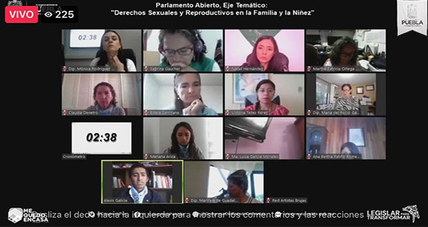Tratan maternidad forzada en parlamento abierto sobre aborto