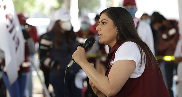 Alarmas vecinales, propone Claudia Rivera ante invasión de predios
