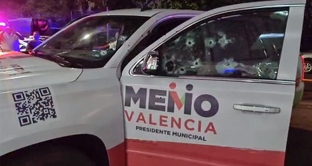 Balean camioneta de candidato del PRI en Morelia; hay 2 heridos