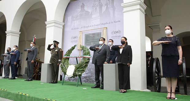 Conmemora Barbosa 158 aniversario del Sitio de Puebla