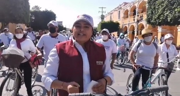 Consolidar proyecto, resalta Karina Pérez al iniciar campaña