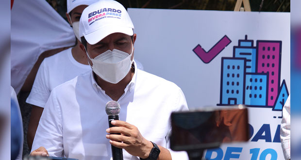 Eduardo Rivera promete rehabilitar 11 unidades habitacionales en la capital
