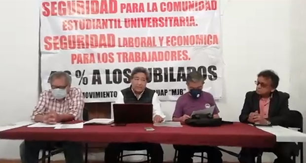 Exigen jubilados de la BUAP participar en elecciones sindicales y a rector