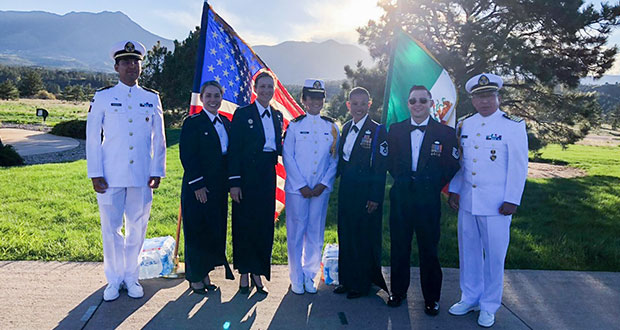Itzel, primera marina mexicana en graduarse de Fuerza Aérea de EU