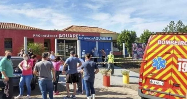 Joven ataca guardería en Brasil; asesina a 3 menores y 2 docentes