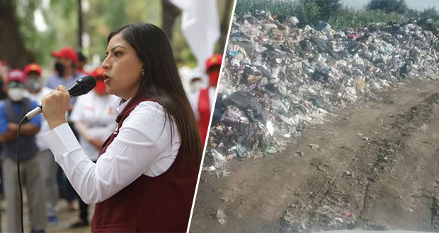 Propone Claudia Rivera ampliar vida de relleno sanitario con reacomodo