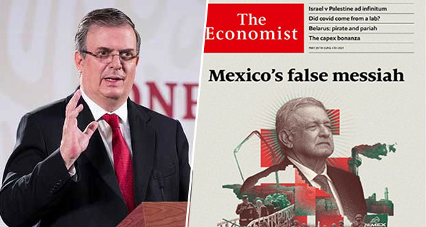 The Economist llama “falso mesías” a AMLO; élites no entienden: Ebrard 