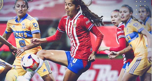Tigres vence a Chivas en la final de ida de la Liga MX Femenil.