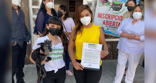 Xitlalic Ceja se compromete a gestionar agenda animalista