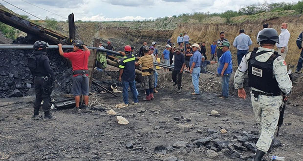 7 quedan atrapados en mina de Múzquiz, Coahuila; Ejército en la zona  